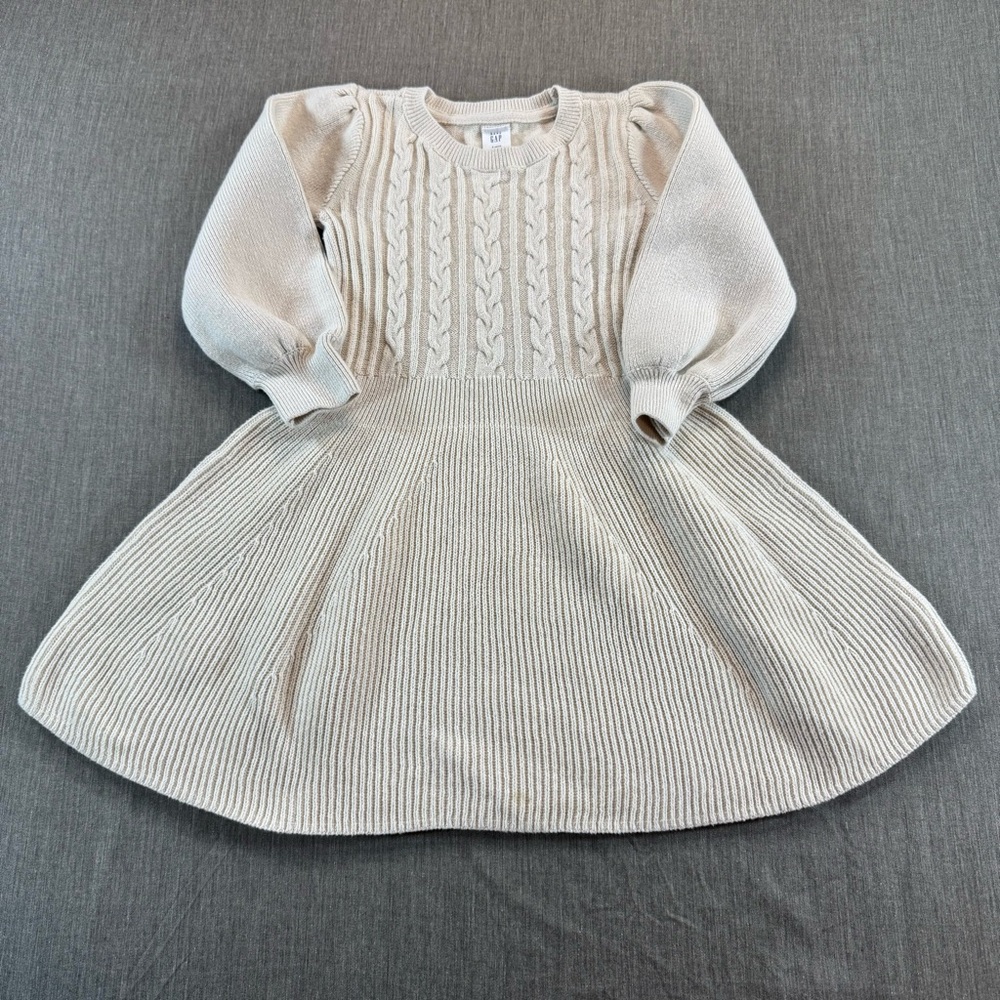 Girl Clothing Size 4T - 5T  Dresses Lot/ Bundle Of 4 Long Sleeve Blue Princess - Picture 2 of 14